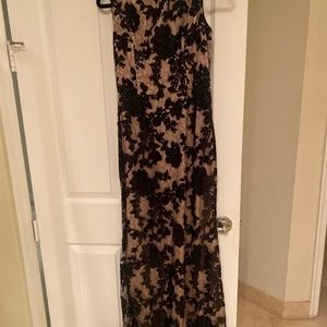 Black Long evening dress